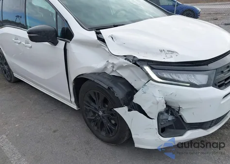 2025 Honda Odyssey Sport-L z USA, uszkodzony, nr VIN 5FNRL6H75SB021594